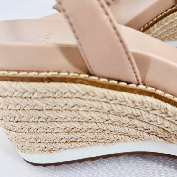 Linea Paolo Women's Verona Platform Wedge Sandal SIze 9.5 in Blush Comfort - Picture 9 of 14